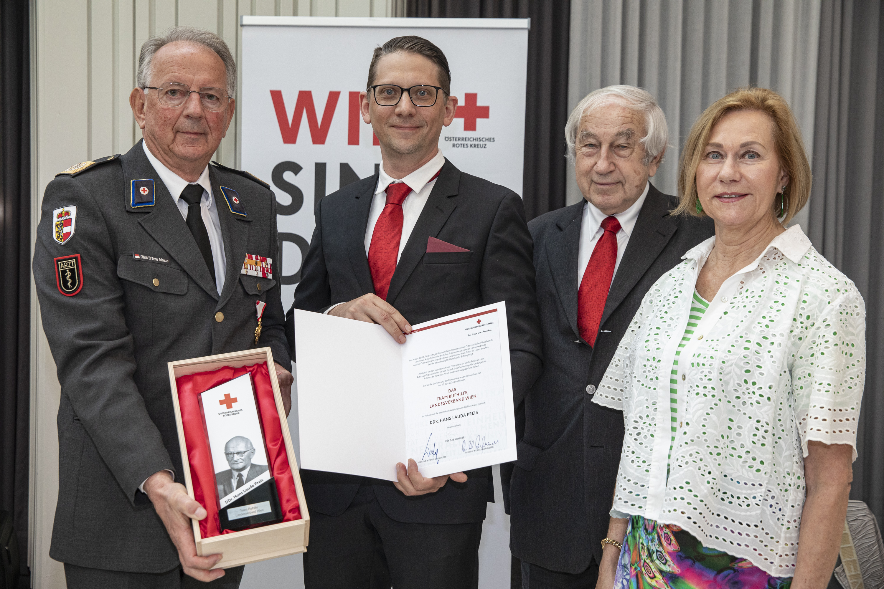 Team Rufhilfe des Landesverbandes Wien (stellvertretend für die Gruppe - © Österreichisches Rotes Kreuz (ÖRK) / Markus Hechenberger